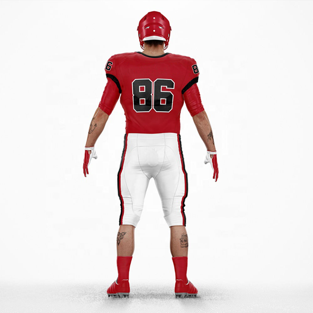 National Apparels New Top Embroidered American Stitched Football Jersey Support Personal Customization Customized Embroidered Logos